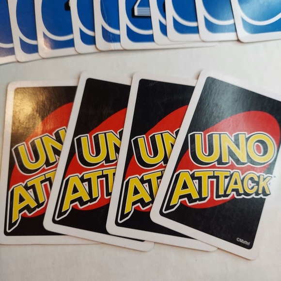 Mattel UNO ATTACK! Card Game Electronic Card Dispenser All Cards Included WORKS - Picture 8 of 12